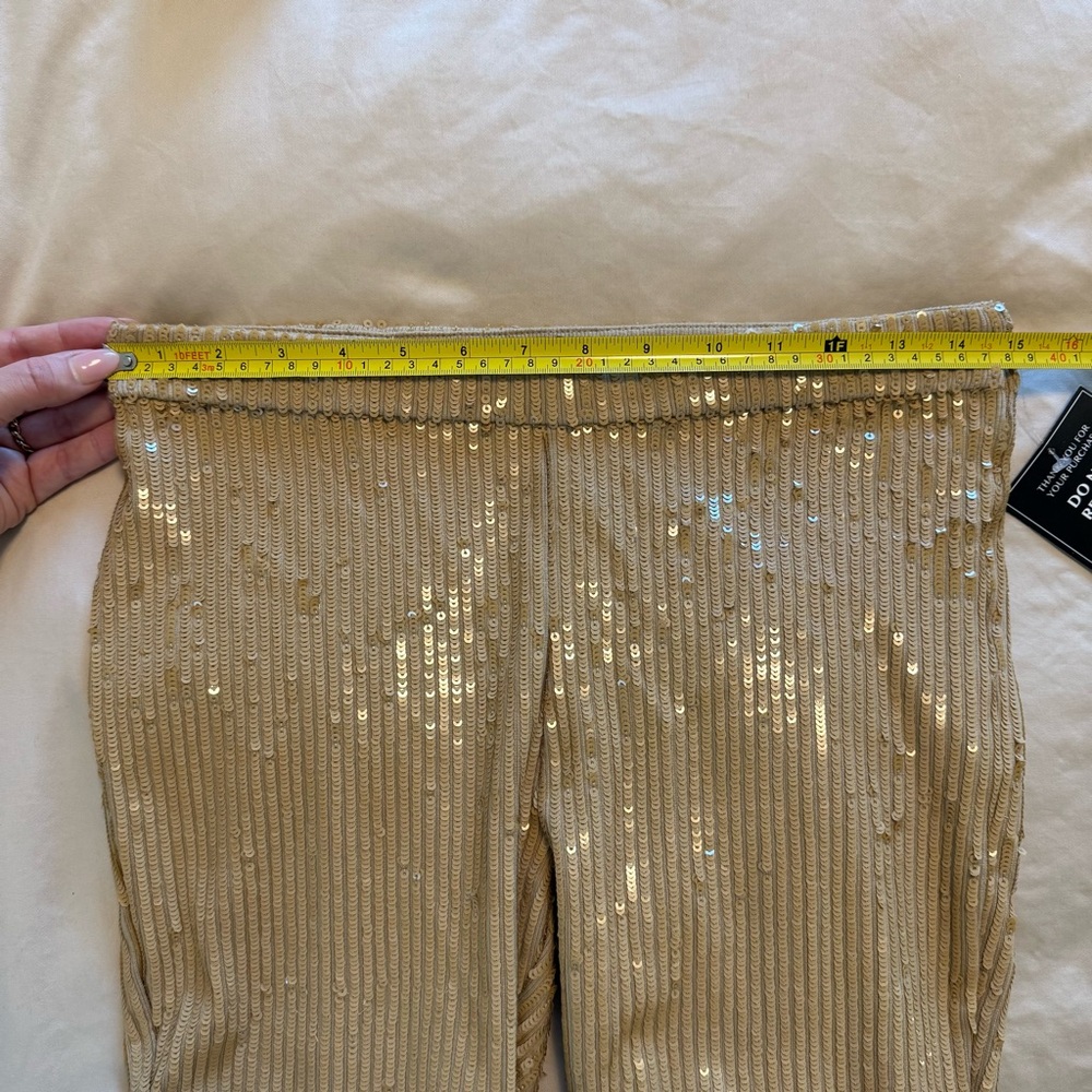 NWT Retrofete Julien Sequin Knit Pant, S - Picture 8 of 9